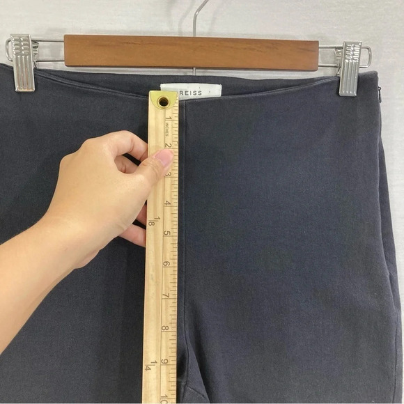 Reiss Drak Gray Comfy Stretchy Pull-on Pants Size 4 - Picture 4 of 11